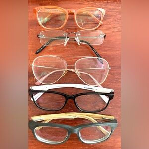 Bundle of preowned eyeglasses